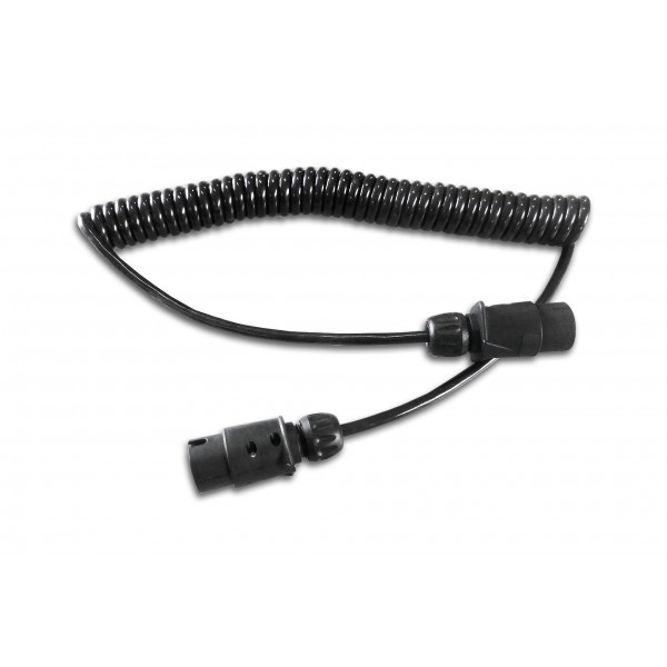 Spiralkabel 3,5m 7 adrig 12V 24V Elektrowendel 7 polig Anhängerkabel ,  15,47 €